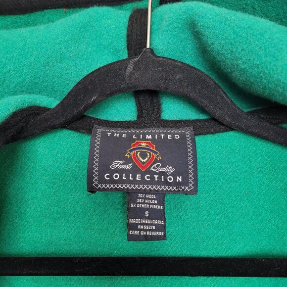 VTG Y2K The Limited Collection Striped Full Zip Blanket Coat Womens Size S - Picture 9 of 10